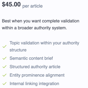 Full Authority Article