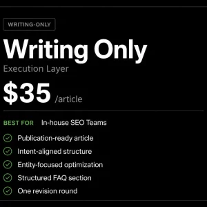 Writing Only SEO Content Service - $35 Per Article by TopicalMap Services